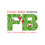 Flying birds school logo